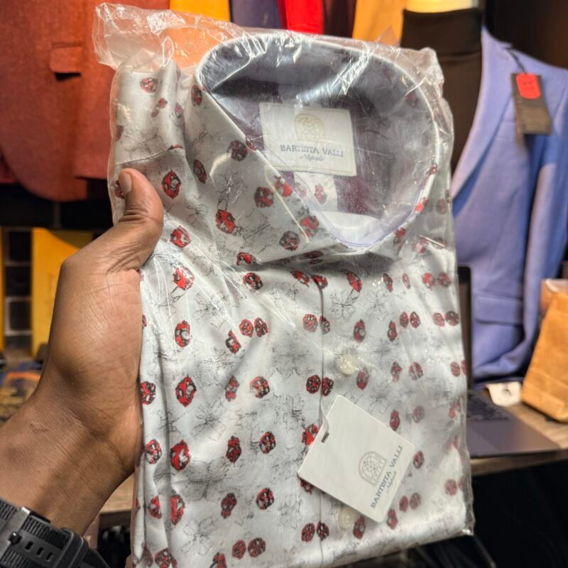 Bartista Valli Floral Shirt for Men | L