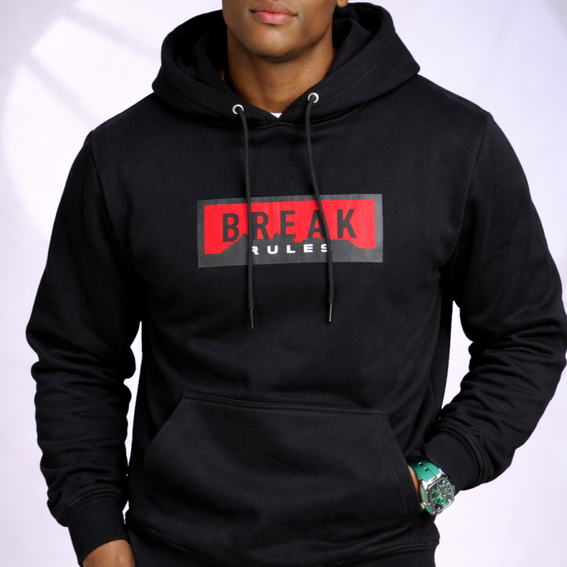 Break Rules Cotton Hoodies